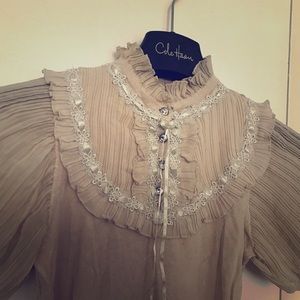 Dreamy baroque knit top -Sz. Small